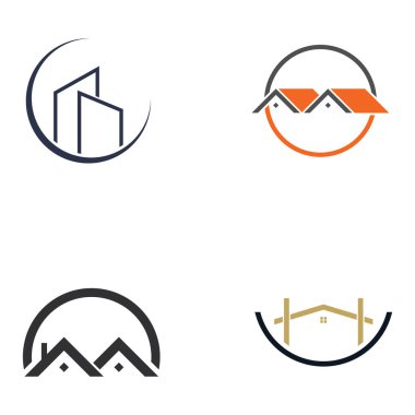 Konut, mülk, otel ve apartman logoları.