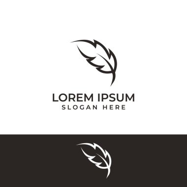 Tüy logosu, tüy kalem logosu ve hukuk firması tüy logo tasarımı.