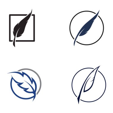 Tüy logosu, tüy kalem logosu ve hukuk firması tüy logo tasarımı.