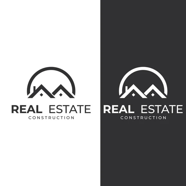 Residential Property Hotel Apartment Business Logos — Stock Vector