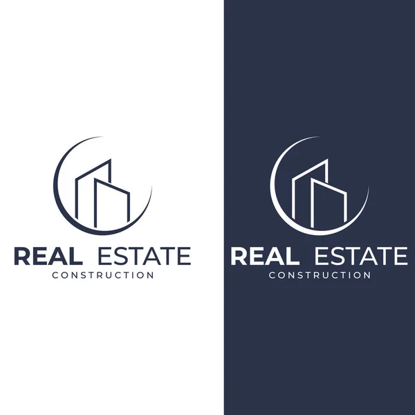 Logos Für Wohn Immobilien Hotel Und Appartementhäuser — Stockvektor