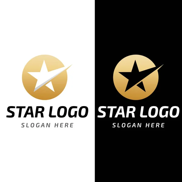 Logotipo Estrela Star Para Negócio Conceito Moderno Ilustração Company —  Vetores de Stock