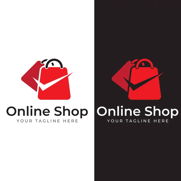 Logo Shopping Bag Online Shopping Cart Logo Suitable Sales Discounts — Image vectorielle