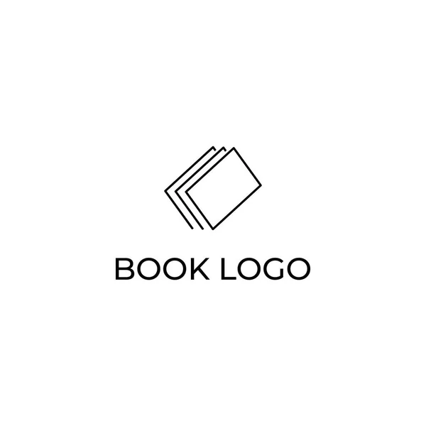 Educational Digital Book Online Knowledge Learning Book Logo Symbol Vector — Image vectorielle