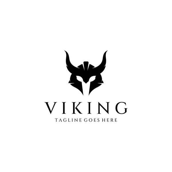 Boynuzlu miğferli Viking savaşçı miğferi ve V harfli Vikingler..