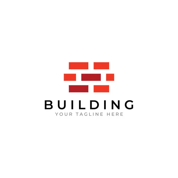 Brick Company Logo Building Construction Wall Repair — ストックベクタ