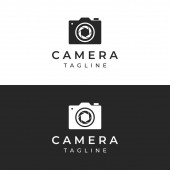 Logo fotografického fotoaparátu, okenice objektivu, digitální, linkové, profesionální, elegantní a moderní. Logo lze použít pro ateliéry, fotografie a další firmy.