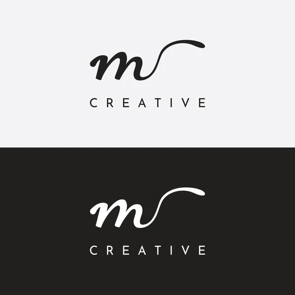 Abstract Initial Logo Minimalist Letter Element Symbol Modern Elegant Unique — Stock Vector