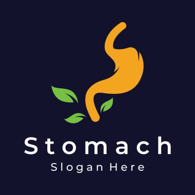 Mide sağlığı ve mide bakım logosu tasarımı. Doktor, işletme ve markalaşma için logo işareti.