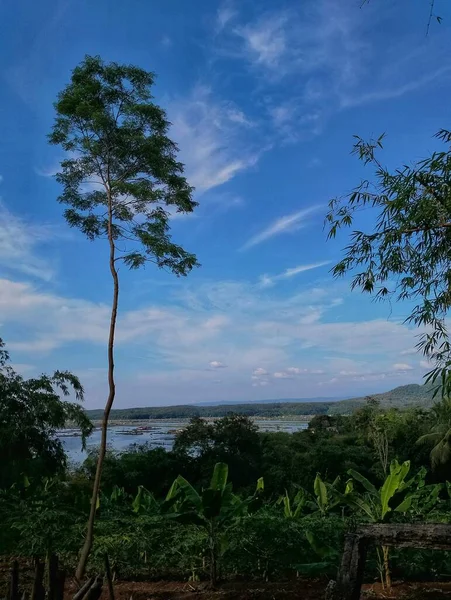 Piękny Dzień Waduk Cirata Jawa Zachodnia Indonezja — Zdjęcie stockowe