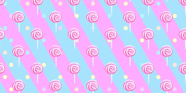 Rendered Sweet Lollipop Pattern — Photo