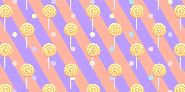 Rendered Orange Lollipop Pattern — Photo