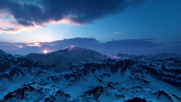 Повільний Рух Камери Великому Гірському Хребті — стокове відео