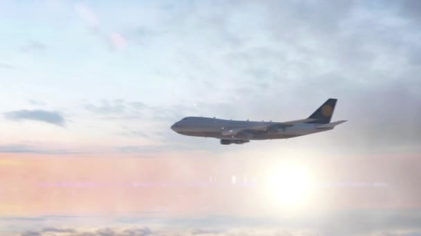 Avion Militaire Planant Autour — Video