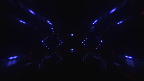 3D动画中的Dj灯光表演 — 图库视频影像