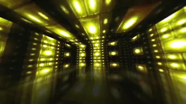 Een Reflecterende Light Room — Stockvideo