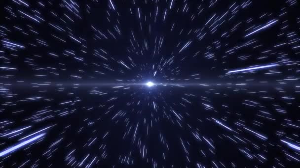 Hyperspace Ugrás egy kék csillagködbe