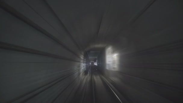 Timelapse Pov Reis Met Singapore Mrt Mass Rapid Transit Metro — Stockvideo