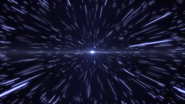 Hyperspace Spring Naar Jupiter — Stockvideo