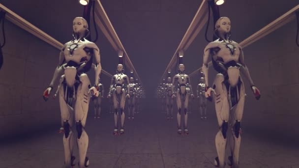 Emergencia Robótica Una Animación — Vídeos de Stock