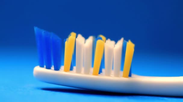 Tooth Brush Paste Close Shot — Stock Video