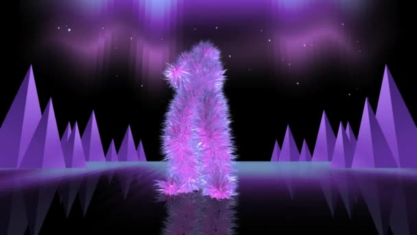 Animated Dancing Yeti Background — стокове відео