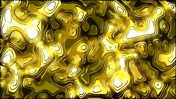Gold Fluid Background Animation — Stock Video