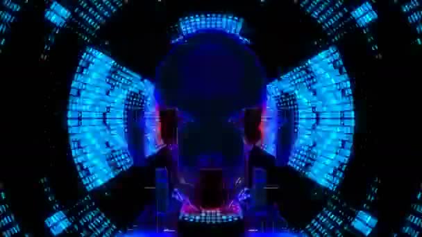 Cyborg Face Animation — Vídeo de stock