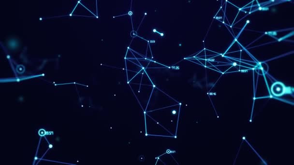 Network Background Animation — Vídeo de Stock