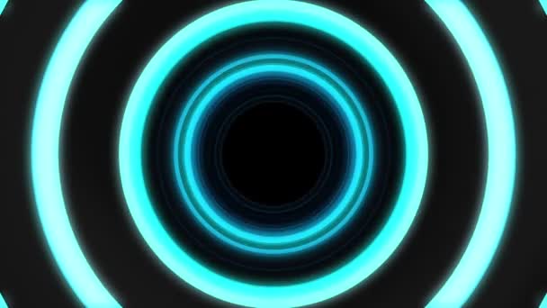Neon Teal Digital Hole Animation — 비디오