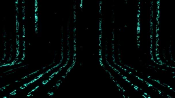 Matrix Pipes Background — Vídeo de stock