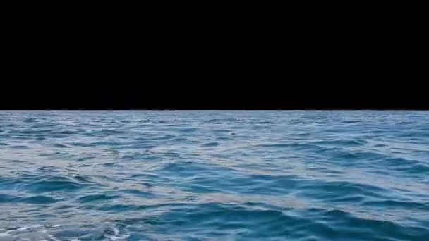 Looped Sea Transperant Background — Stock videók