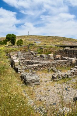 İspanya Cuenca 'da bir Roma medeniyetinin kalıntıları.