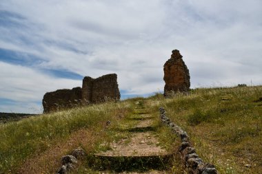 İspanya Cuenca 'da bir Roma medeniyetinin kalıntıları.