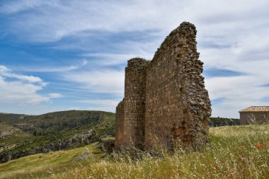İspanya Cuenca 'da bir Roma medeniyetinin kalıntıları.