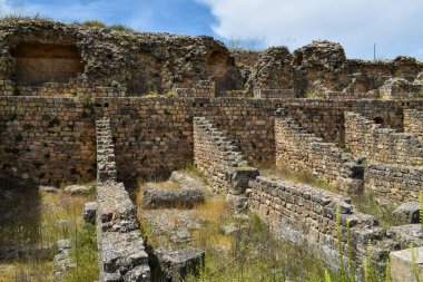 Roman city ruins in Cuenca, Spain
