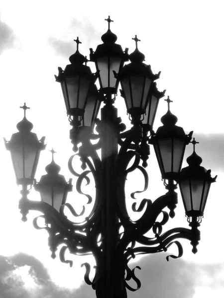 European Style Antique Street Lamp — Stock Photo, Image