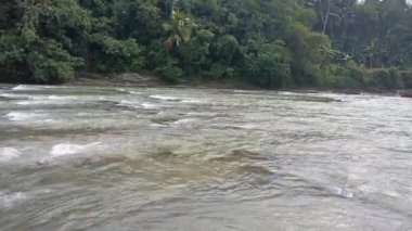 Nehir akışı, güneşli bir günde nehirler, göller, kayalar ve doğa temalı video veya video projelerinize uygundur.