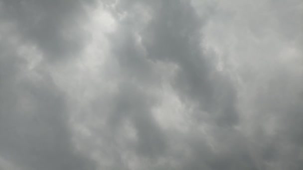 Dark Gray Cloud Overcast — Stock video