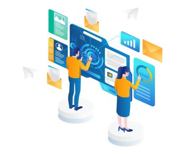 Bir çift dijital pazarlama dönüşüm analisti kaydediyor.