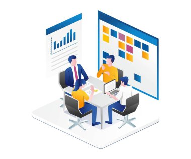 Ekip bir çözüm bulmayı tartışıyor.