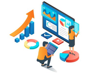 Yaratıcı ekip iş verilerini monitörde derliyor