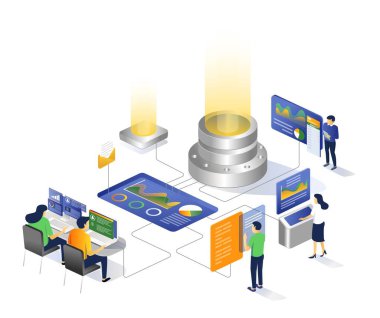 Merkezi sunucu bilgisayar analiz ağı