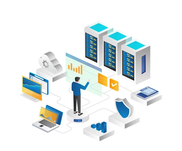 Server network cloud technology