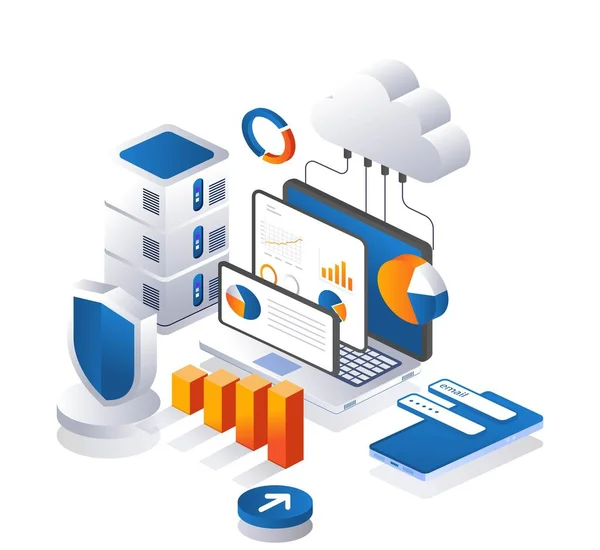 Business hosting analysis data server