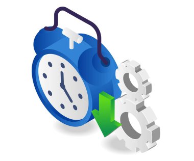 Time setting process down