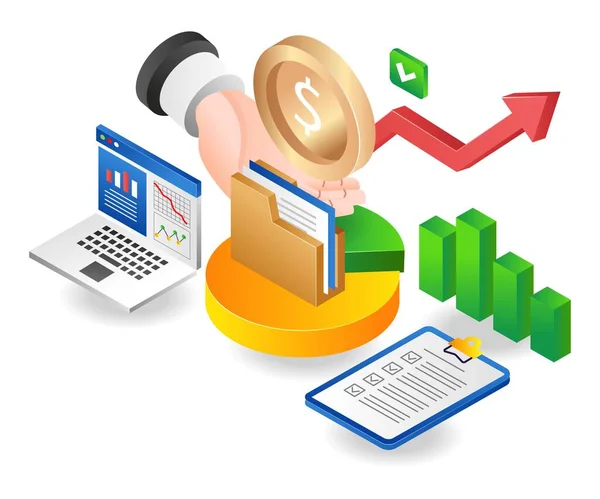 Receive Money Online Investment Business Profits — Stockvector