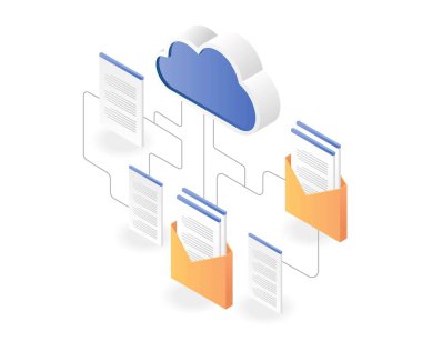 Cloud server email data network