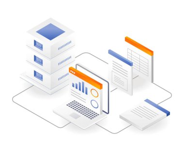 Network document database analysis server process