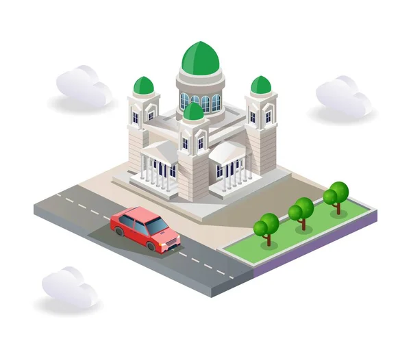 View Shape Mosque — Stockový vektor